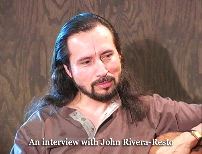 still from interview with John Rivera-Resto